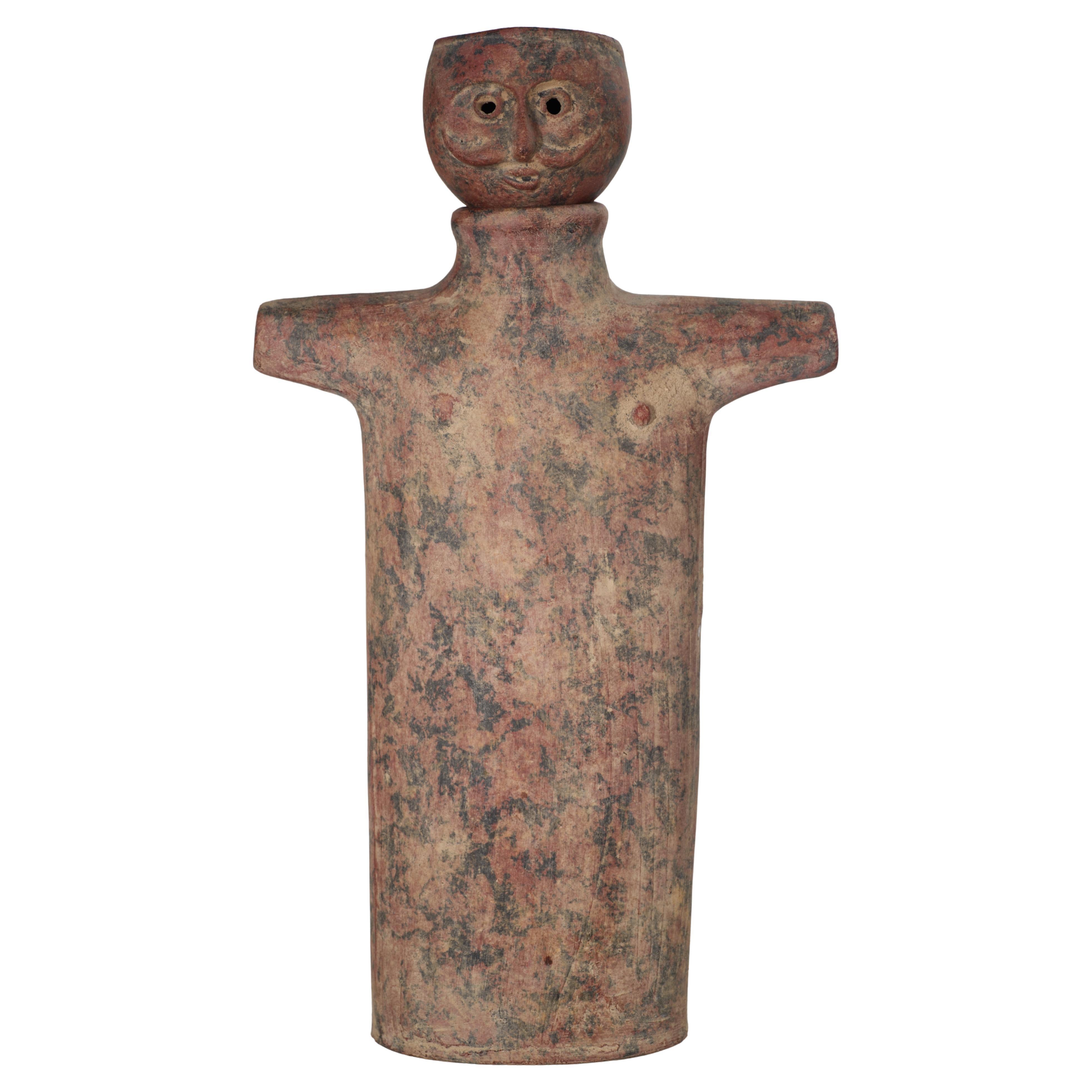 Porte-bougies abstraites sculpturales, poterie American Art Studio, Vintage en vente