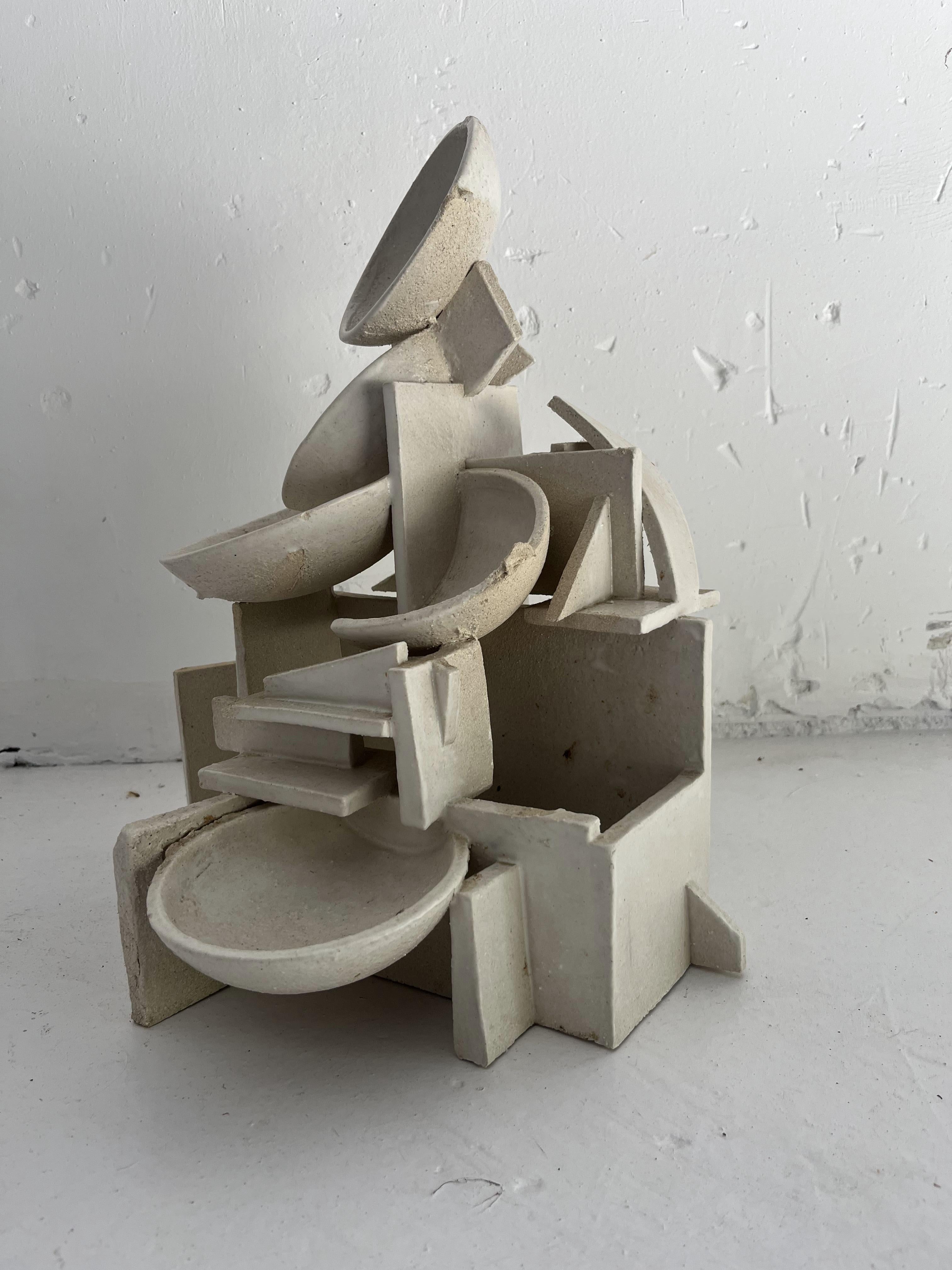 Ceramic Sculptural Abstract Sculpture - Unique and Original Piece For Sale