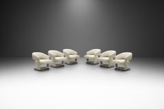 Sculptural Accent Chairs with Metal Legs, Europe, circa 1960s