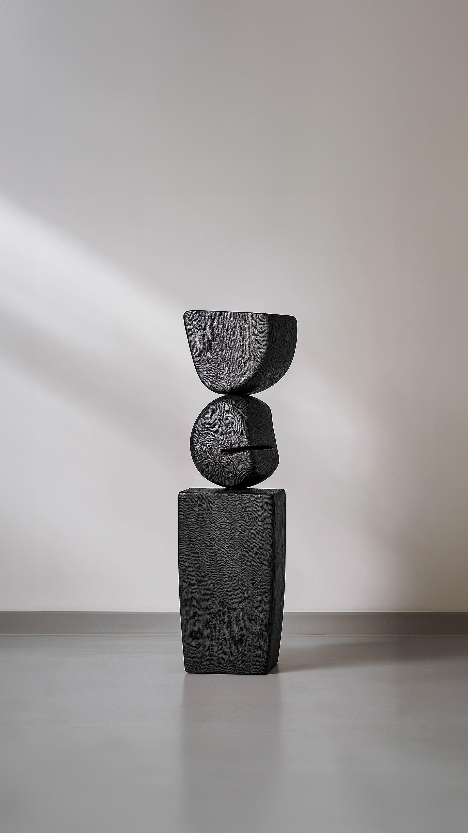 Hand-Crafted Sculptural Accent Lull No39 – NONO’s Wooden Totem for Artistic Spaces For Sale