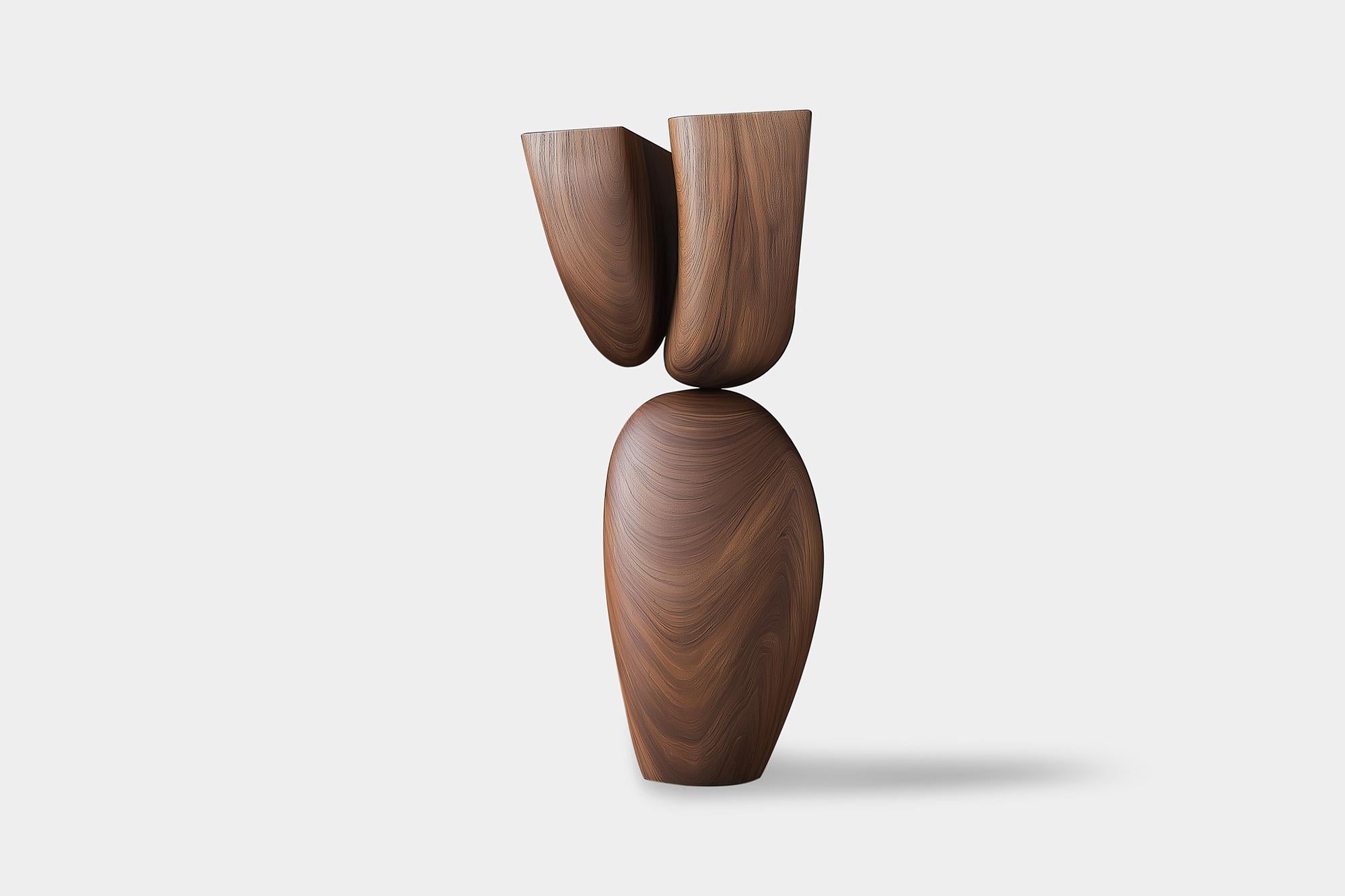 Accento scultoreo Lull No73 - Scultura in legno realizzata a mano da NONO

---
L'equilibrio e la tensione sono al centro di queste sculture. L'interazione tra le forme lisce e arrotondate e le basi solide e angolari crea un delicato equilibrio che