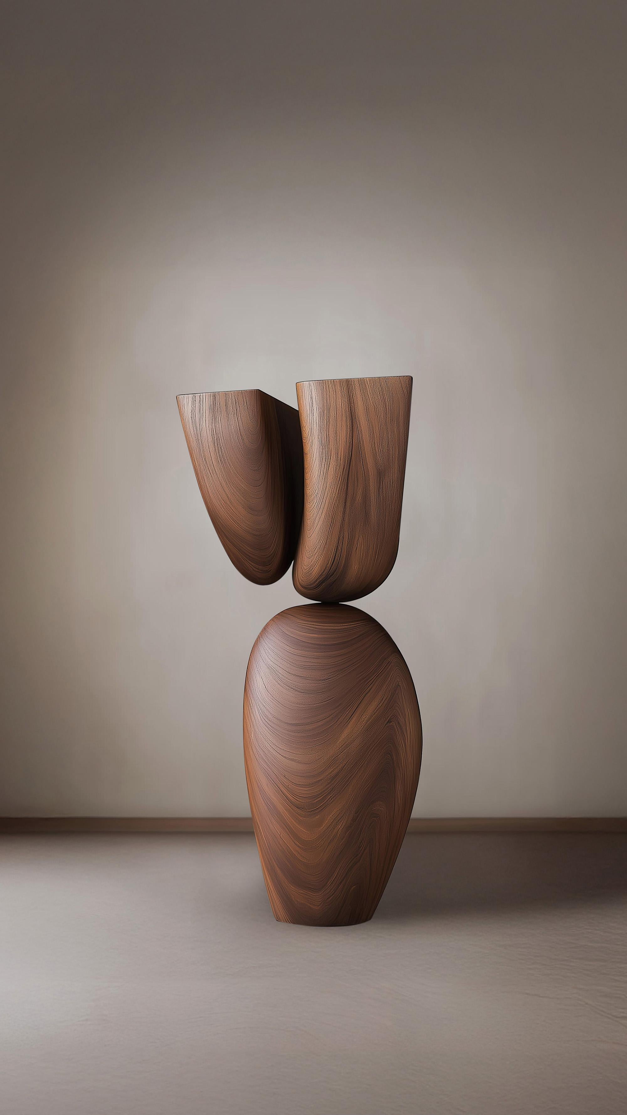 Accento scultoreo Lull No73 - Scultura in legno realizzata a mano da NONO In condizioni Nuovo in vendita a Ciudad de México, CDMX