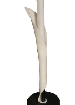 Sculptural Acrylic Floor Lamp by Rougier