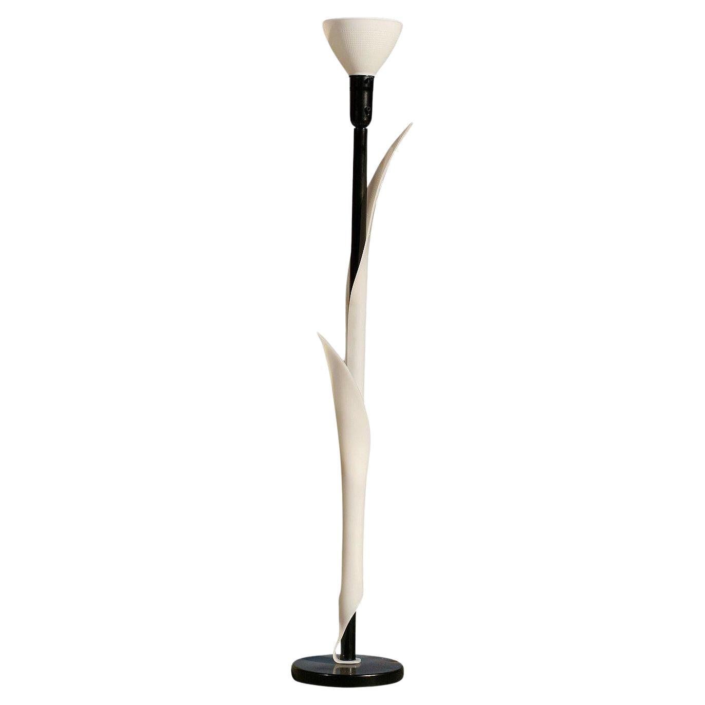 Sculptural Acrylic Floor Lamp by Rougier