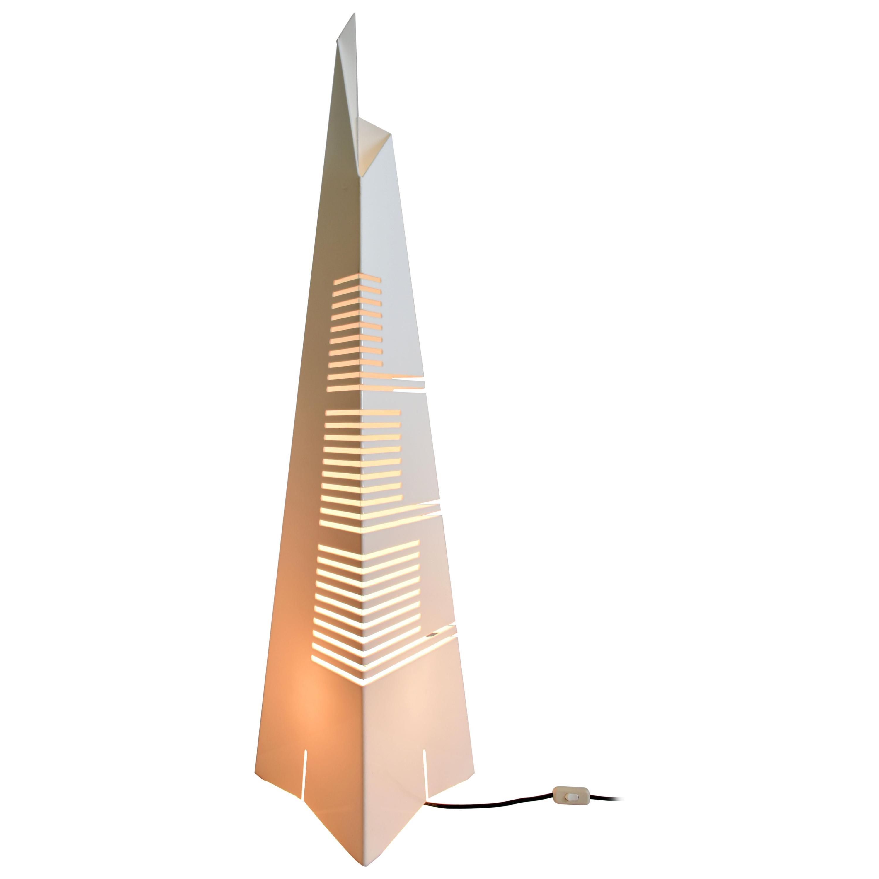 Sculptural Acrylic 
Il Personaggi
 Floor Lamp by Enrico Tronconi, Italy, 1970s