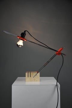 Lampada da tavolo scultorea regolabile di Fratelli Mannelli, Italia, 1970
