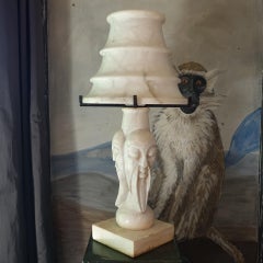 Sculptural Alabaster Lamp, Spain, circa 1970s