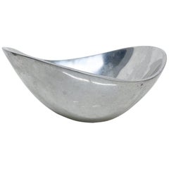 Sculptural Aluminum Nambe Bowl Vintage