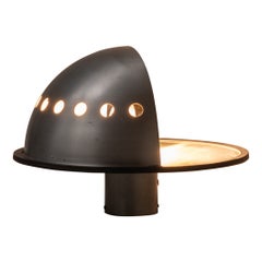 Sculptural Aluminum Table Lamp by P. Guzzetti for Lamperti, Italy 1973 Sculptural Aluminum Table Lamp by P. Guzzetti for Lamperti, Italy 1973