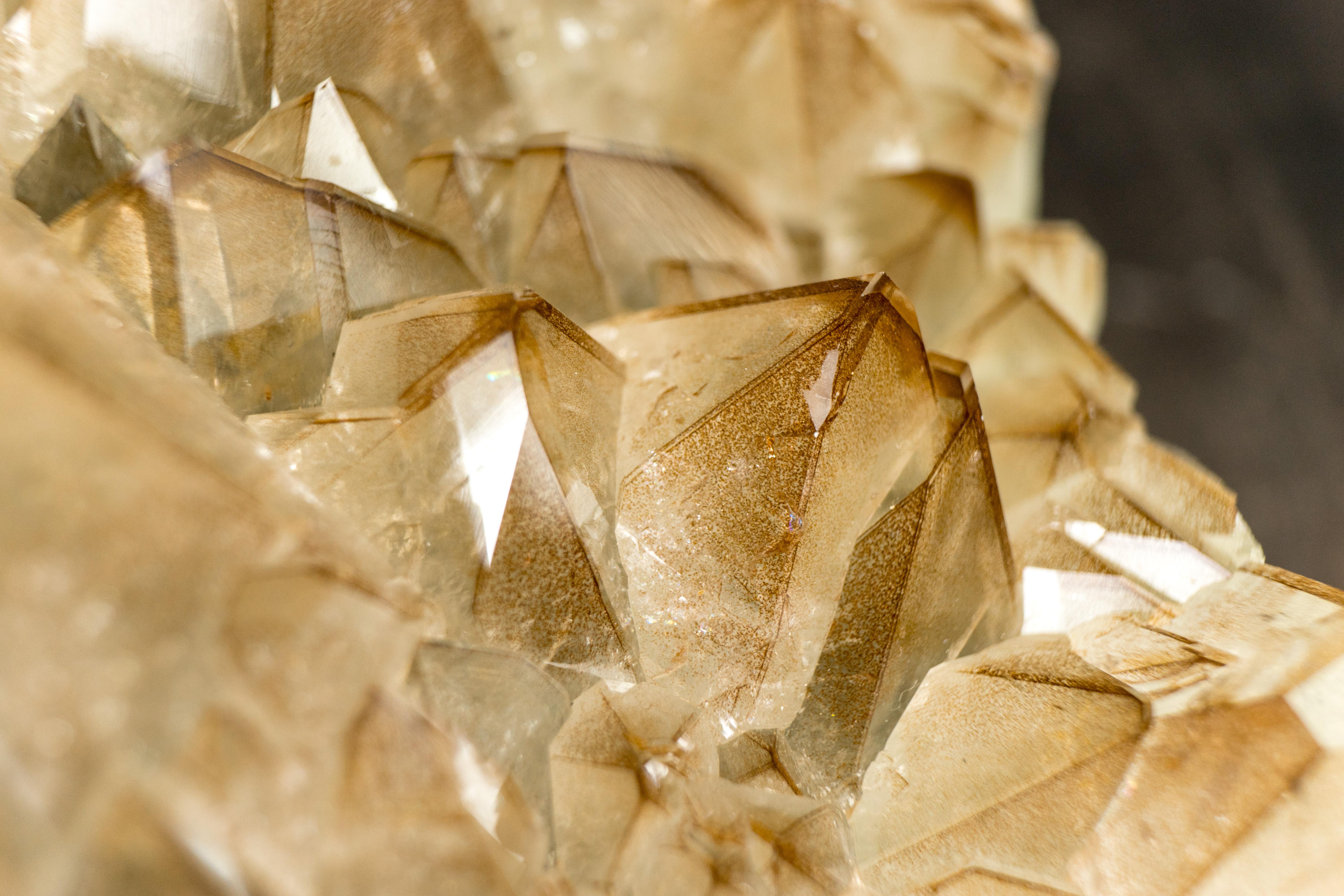 Lámpara de sobremesa escultural de cristal de amatista Hecha a medida con una amatista de clase mundial en venta 1