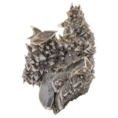 Aggregate sculpturale et artistique d'un grappe de calcite jumelés du Pakistan
