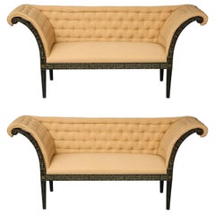 Sculptural and Elegant Pair of 1930s Belgian Window Seats