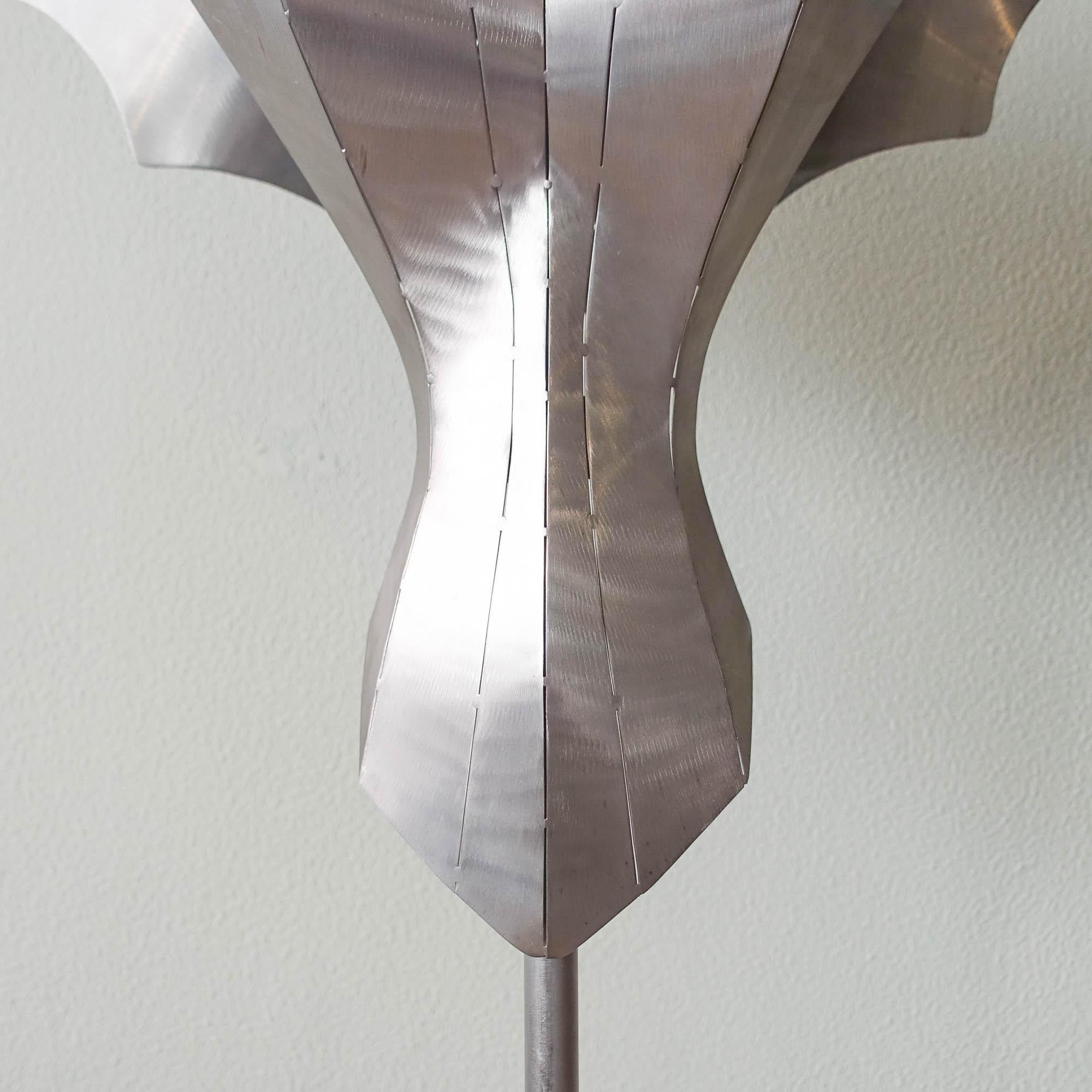 Sculptural Angel Floor Lamp by Reinhard Stubenrauch, 1990's 6
