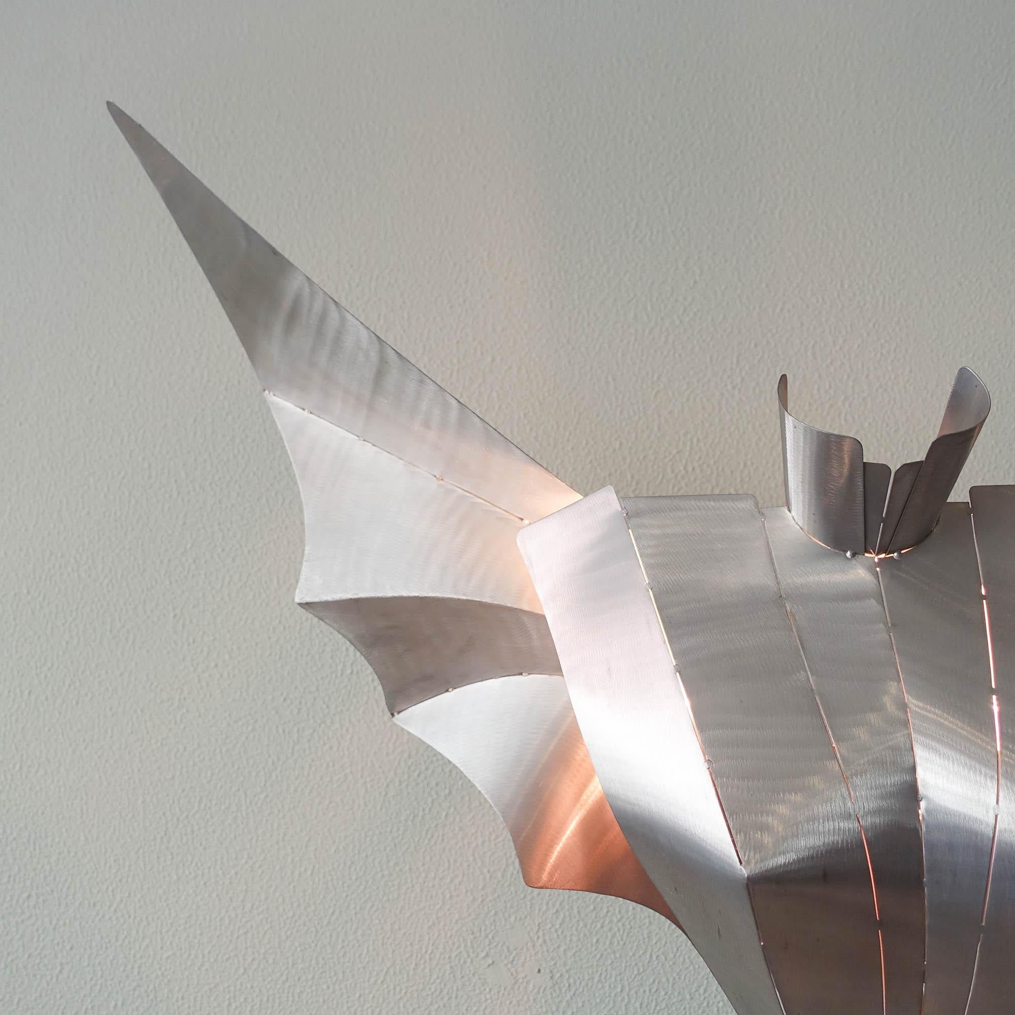 Sculptural Angel Floor Lamp by Reinhard Stubenrauch, 1990's 1
