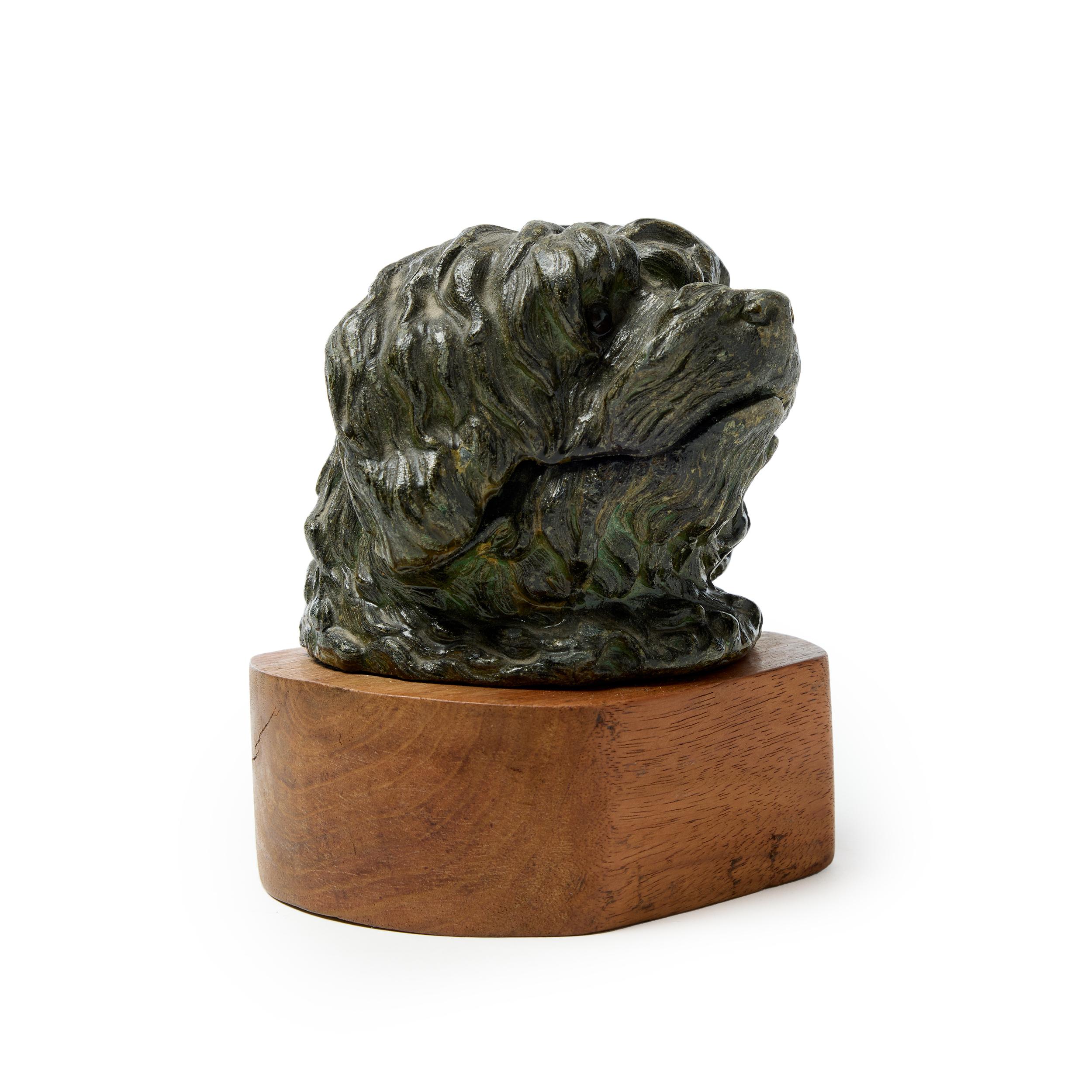 Sculptural Antique Inkwell For Sale 1