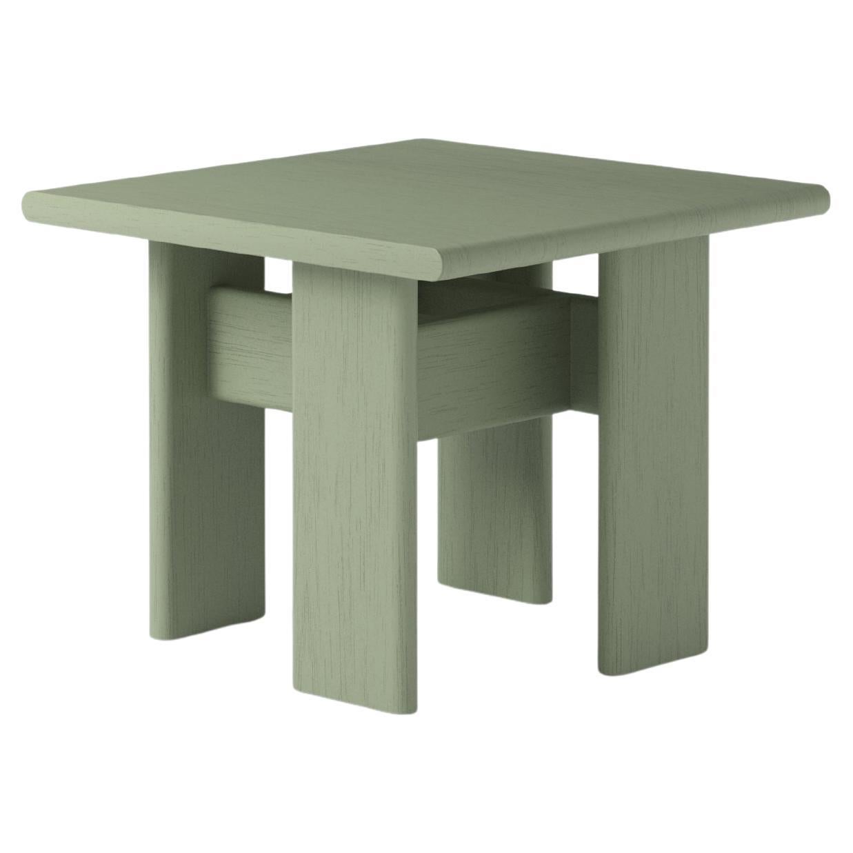 Sculptural Archipen Coffee Side Table 2 in Painted Ash wood by NOOM