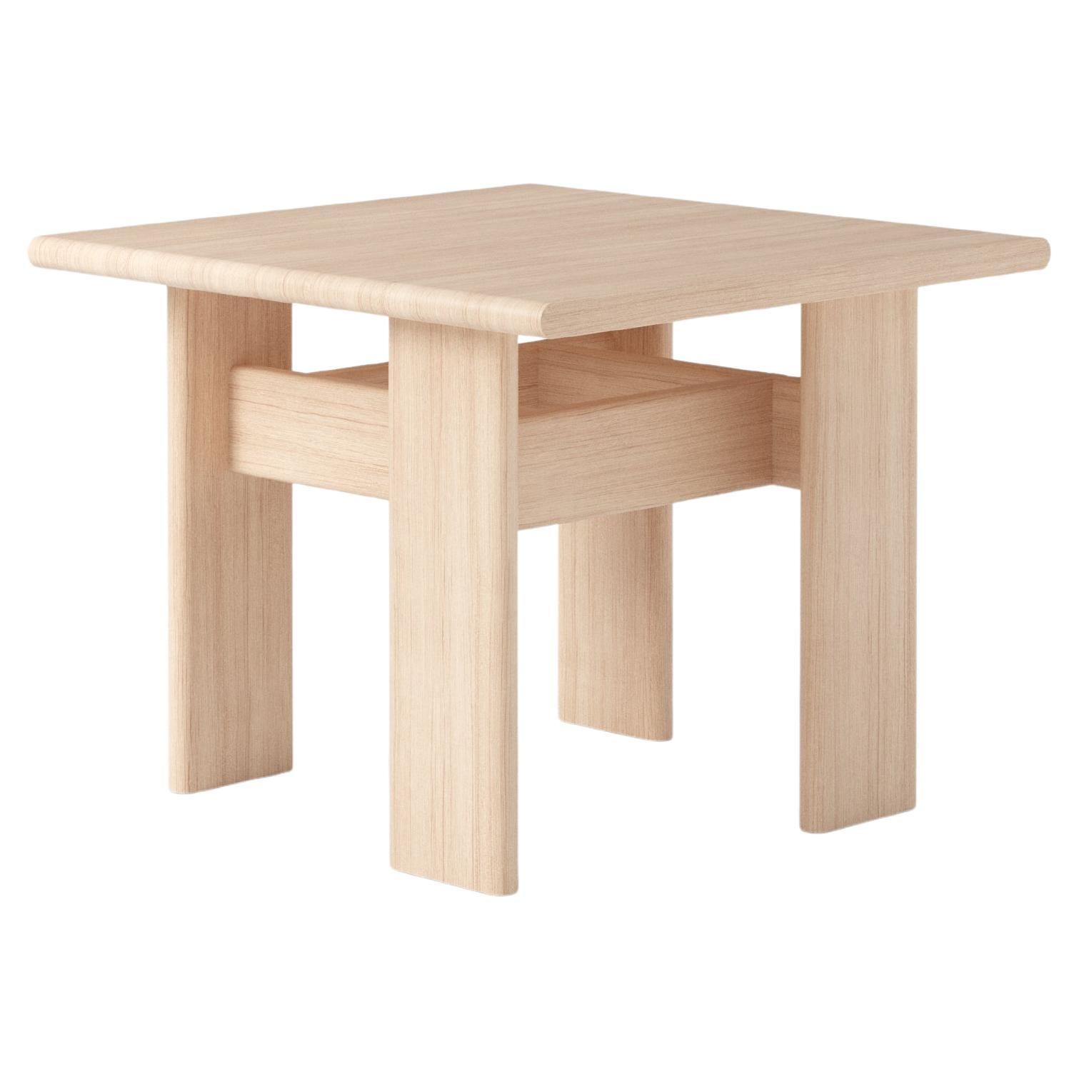 Sculptural Archipen Coffee Side Table 3 - Minimalist in Light Ash by NOOM