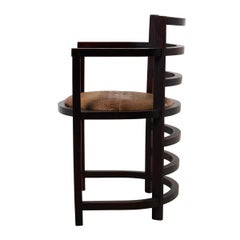 Sculptural Arm Chair after Josef Hoffman, circa 1980