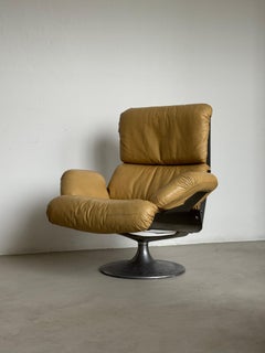 Sculptural armchairs Inox Industries by Xavier Feal 1970's made in France