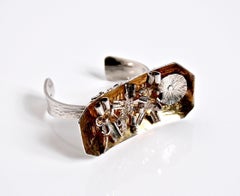 Sculptural Art Bracelet Designed by Claes E Giertta, Sweden, circa 1960