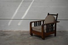 Sculptural Art Deco Armchair