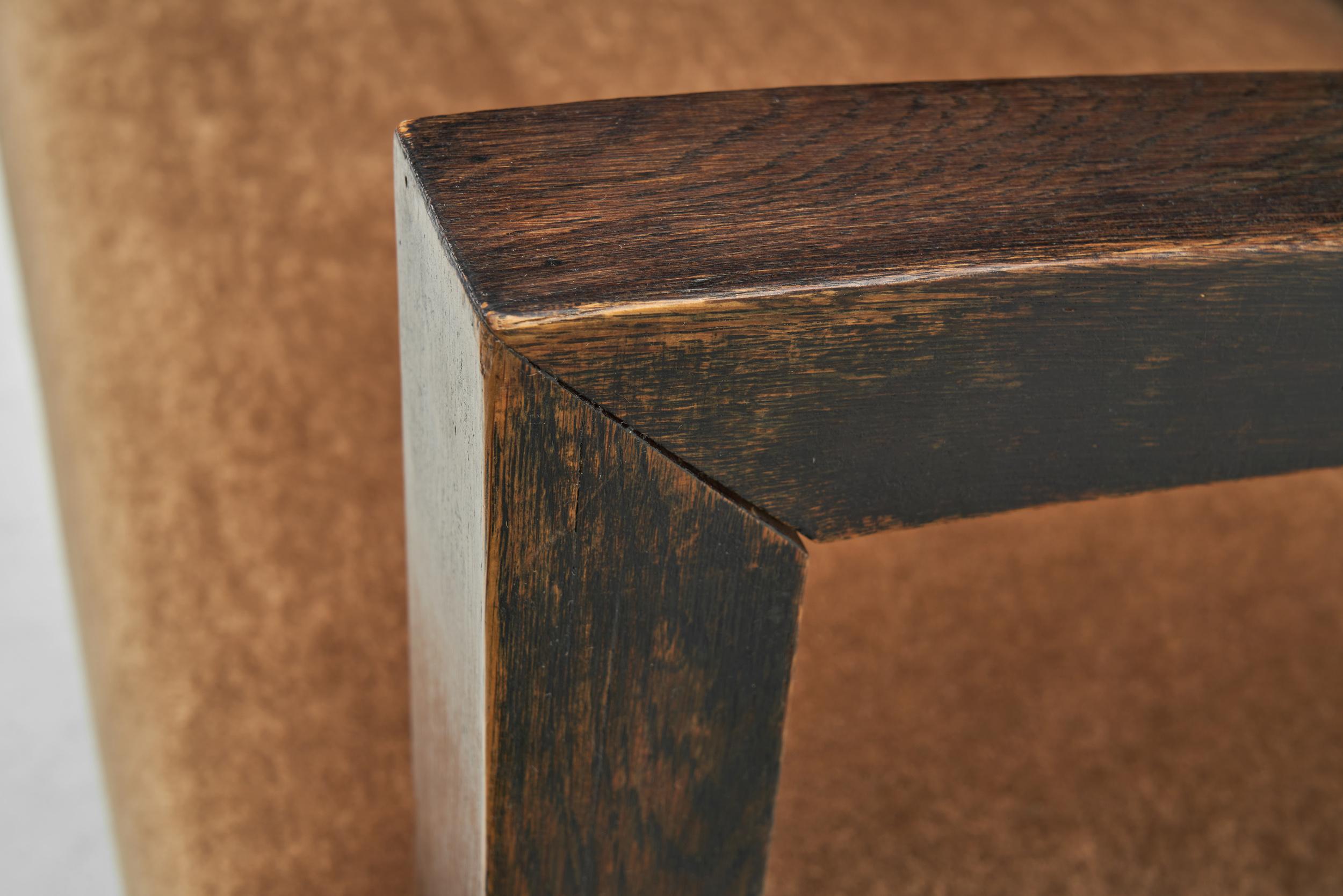 Fauteuil sculptural Art déco en mohair brun, France vers 1930 en vente 6