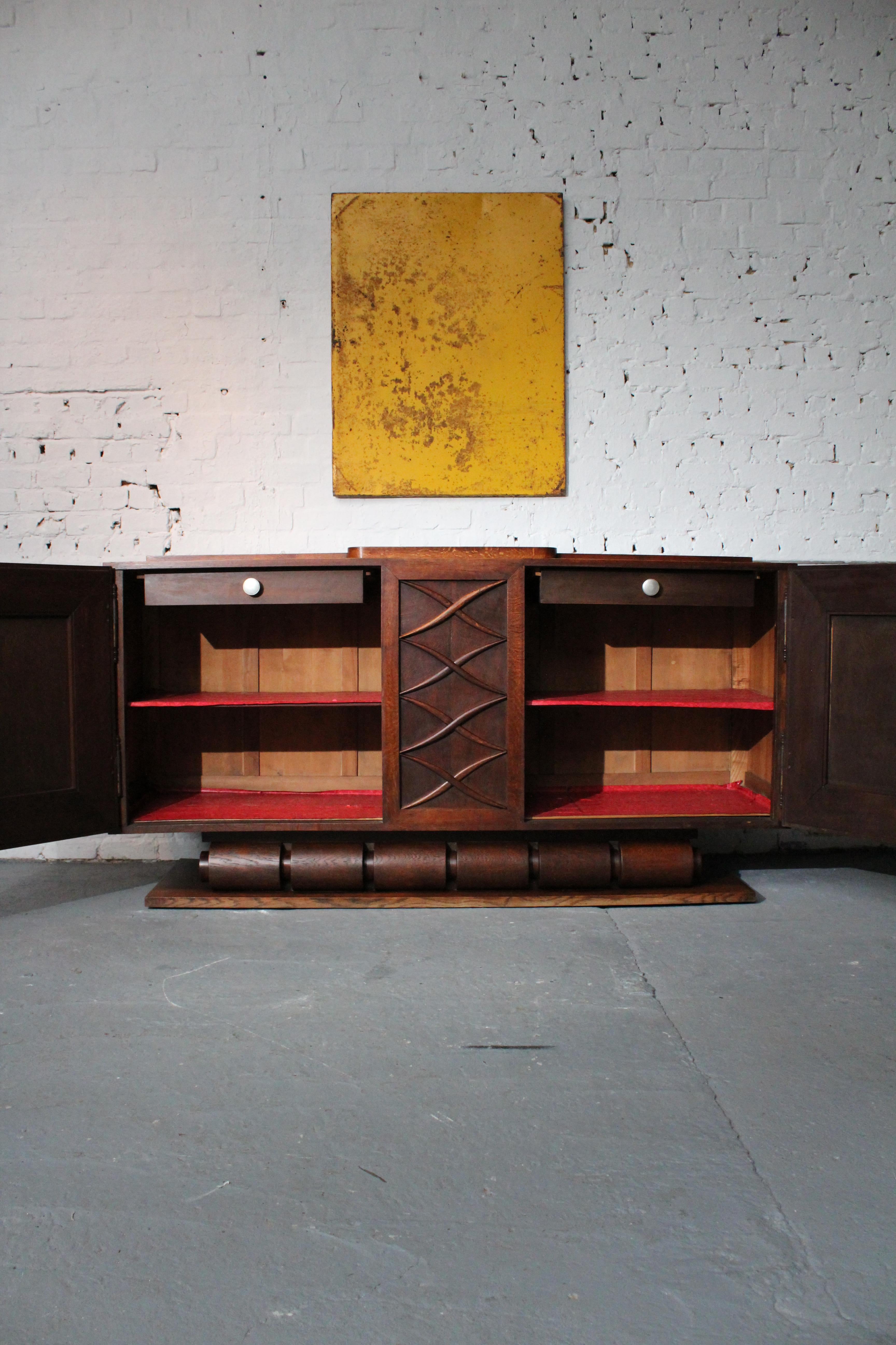 Buffet scultoreo in stile Art Déco in vendita 7