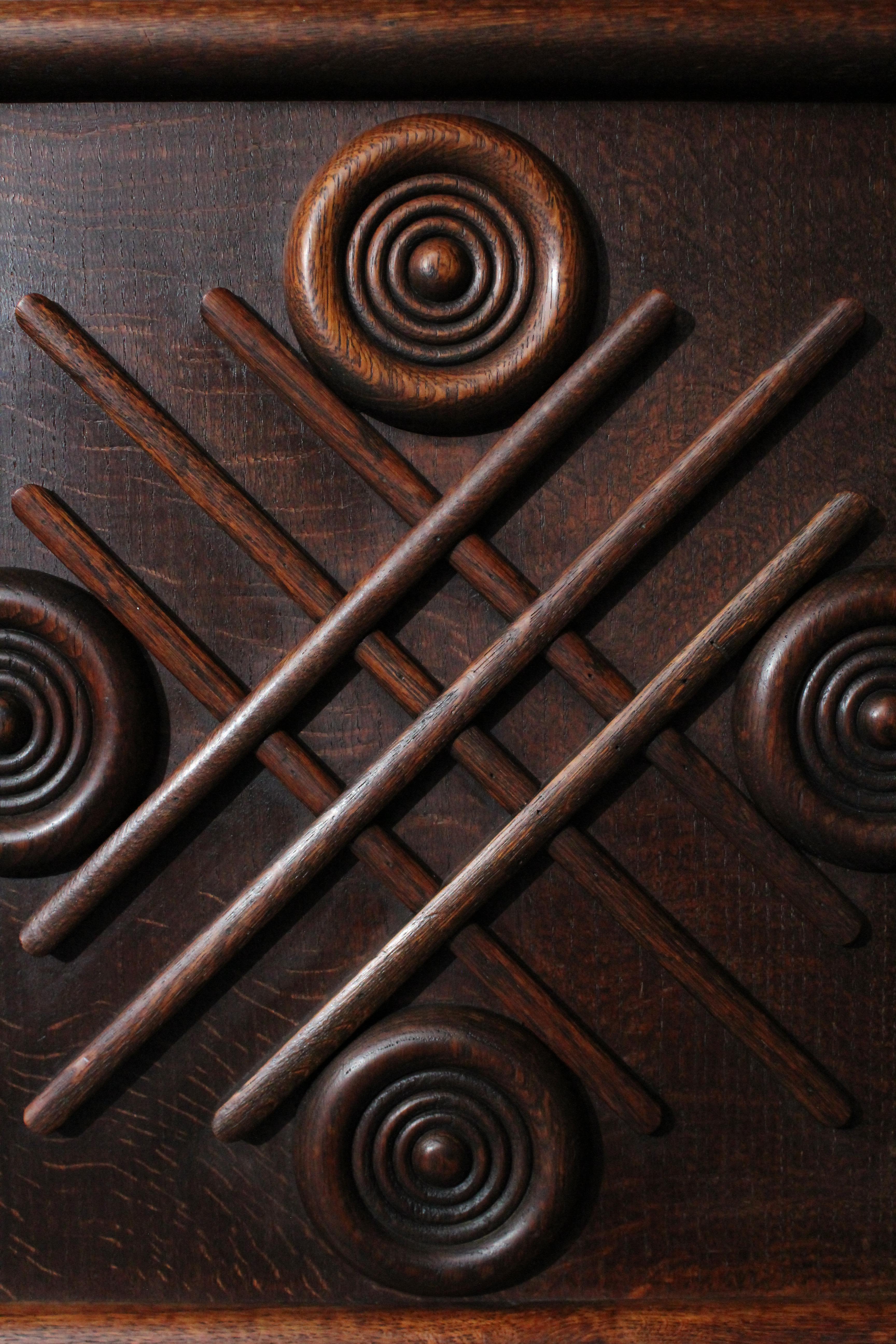 Buffet scultoreo in stile Art Déco in vendita 10