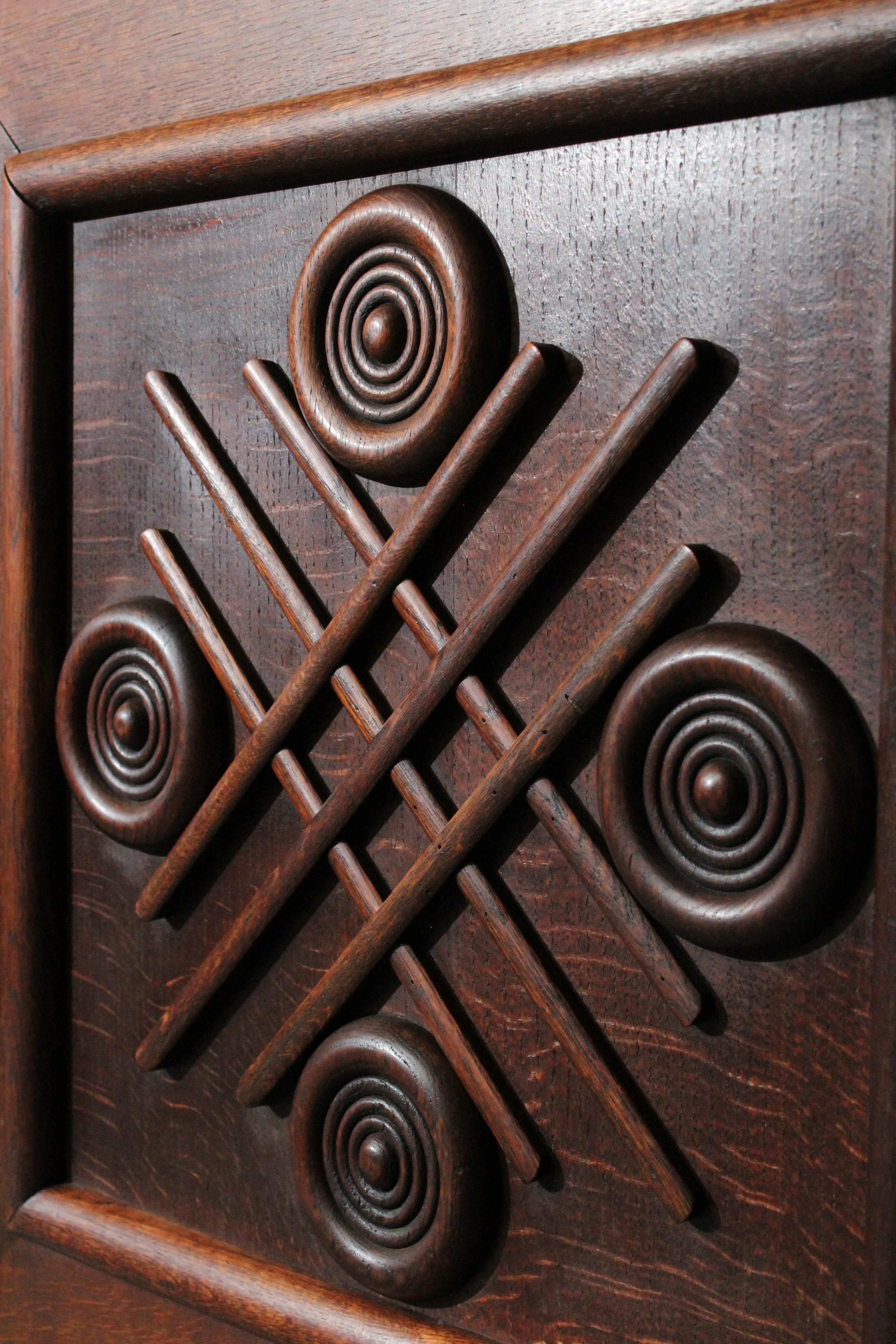 Francese Buffet scultoreo in stile Art Déco in vendita