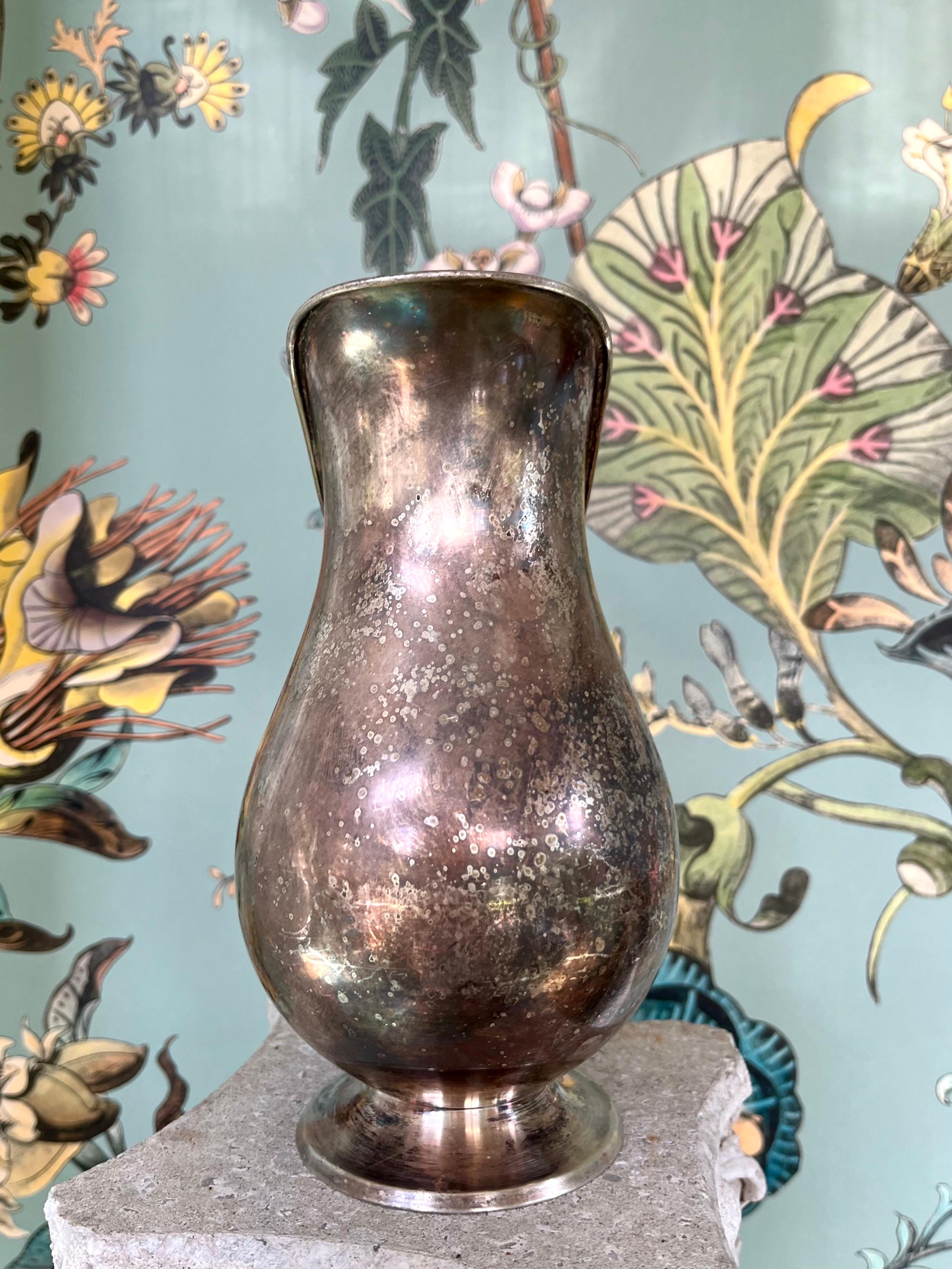 Sculptural Art Deco Silver-Plated Pitcher, 1930s, Carl M. Cohr, Denmark For Sale 2