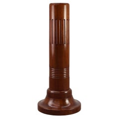 Skulpturaler Art Deco-Sockel aus massivem Holz, Frankreich ca. 1925