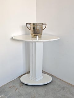 Skulpturaler Art-déco-Weinkühler aus vernickeltem Messing, Frankreich, 1920er Jahre