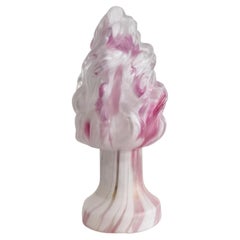 Lampada da tavolo scultorea in vetro artistico di Monica Backström per Pukeberg