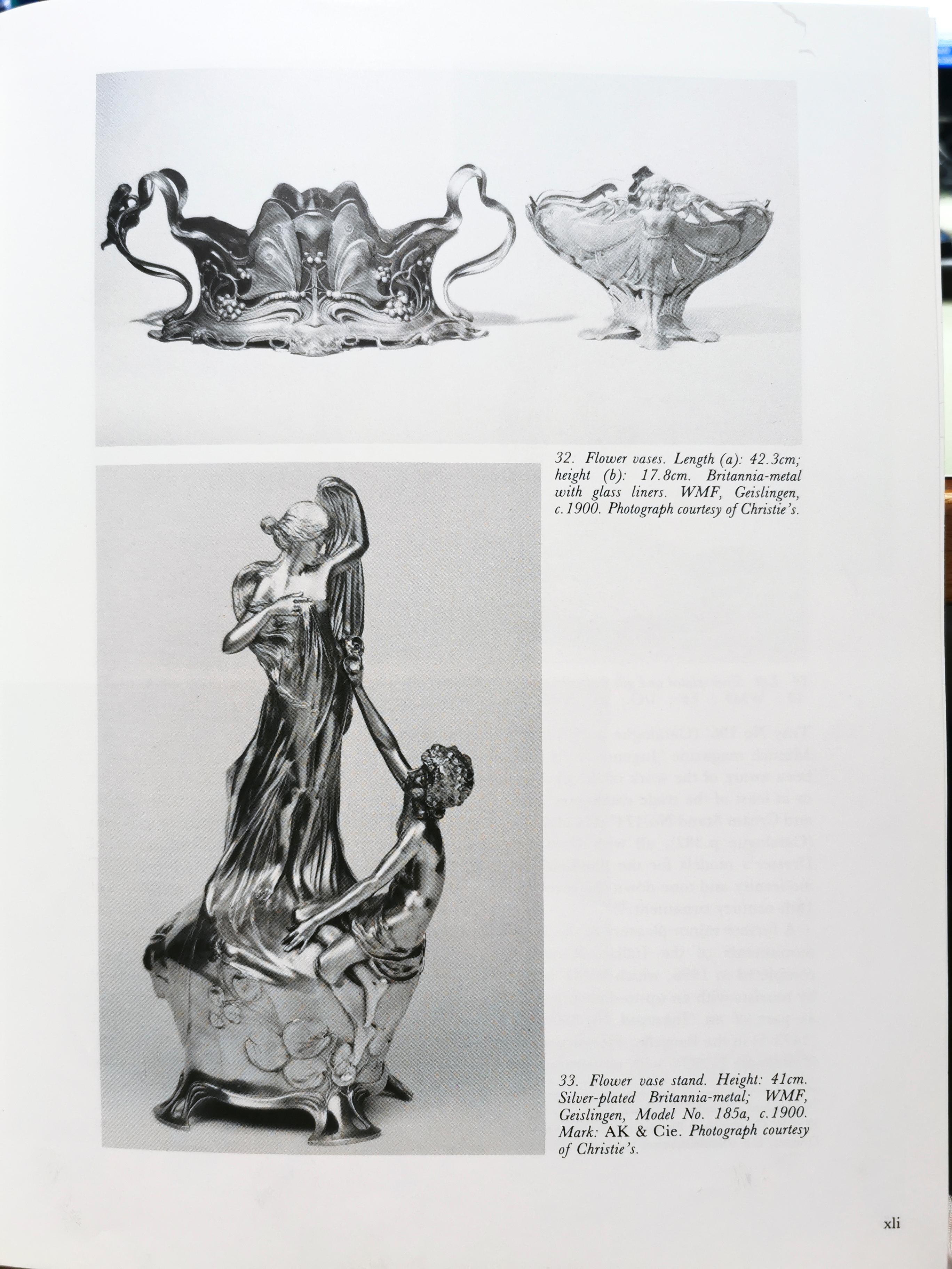 Sculptural Art Nouveau Jardinière With Butterflies And Tendrils, WMF, Germany 3