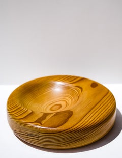 Sculptural Artist-Made Pine Vide Poche