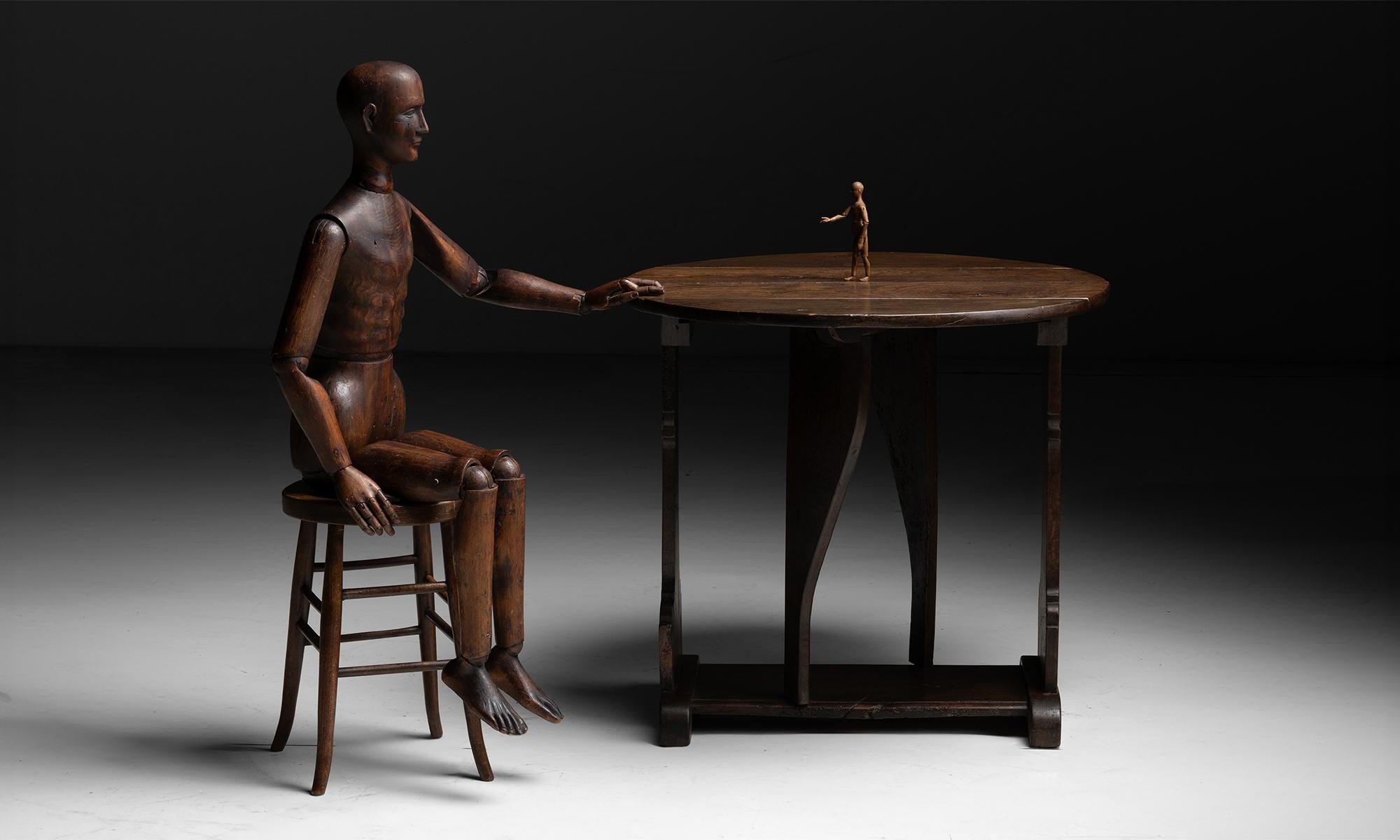 Sculptural Ash Butterfly Table, England circa 1770 1