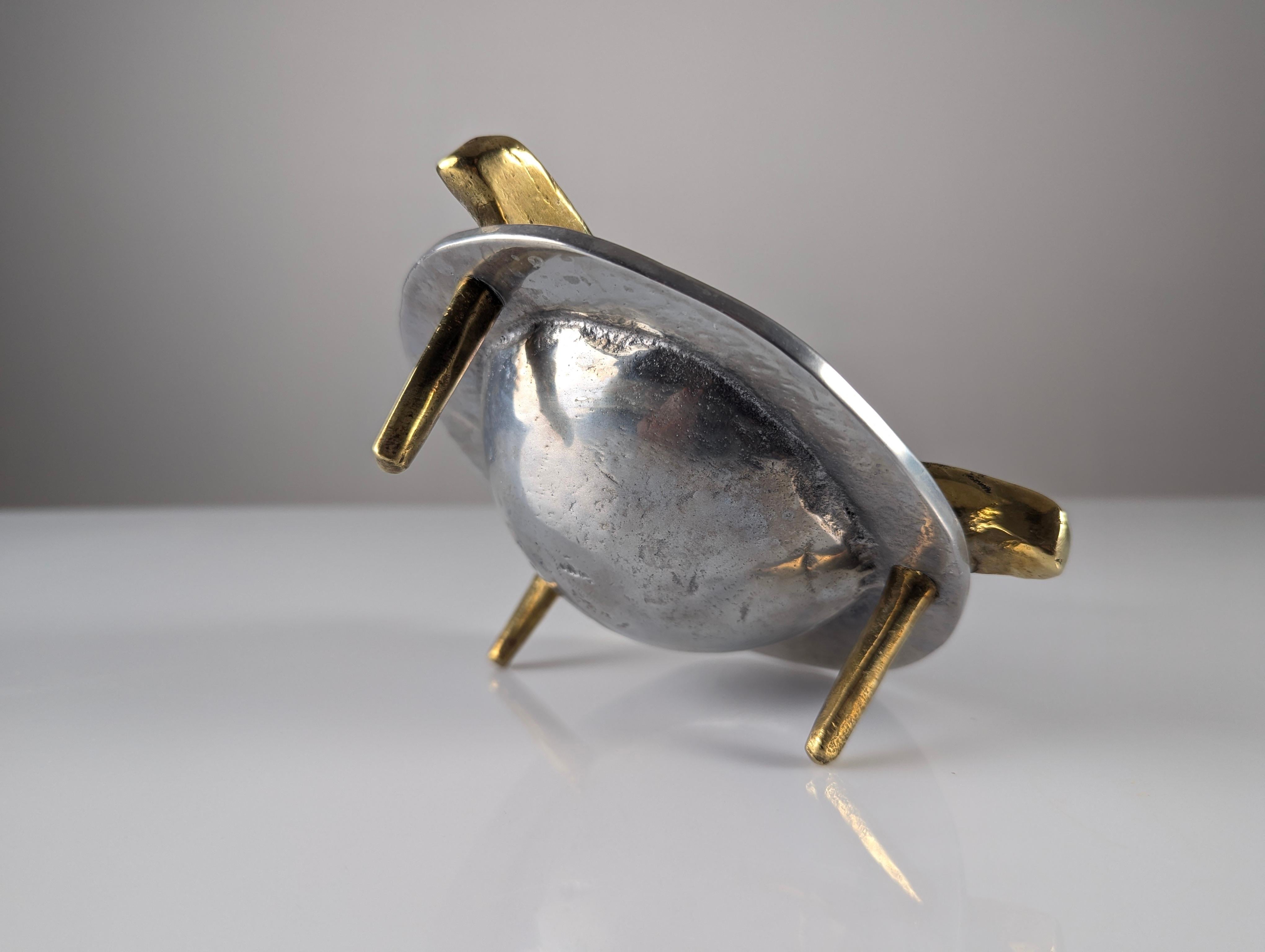 Spanish Sculptural Ashtray Signed by David Marshall, 1980s