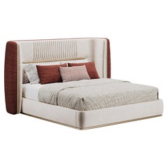 Sculptural Astoria Bed With Sleek Curved Headboard