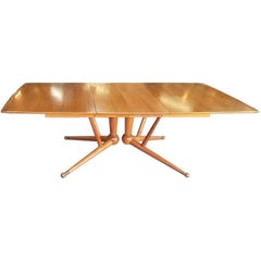 Retro Sculptural Atomic Base Dining Table