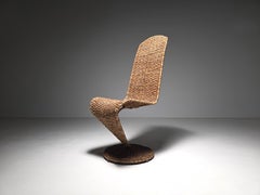 Sculptural Banana Leaf "S" Chair by Marzio Checchi