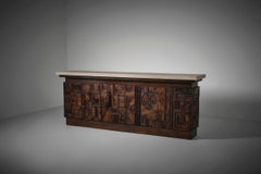 Bar sculptural de Nerone et Patuzzi - Gruppo NP2, Italie années 1960