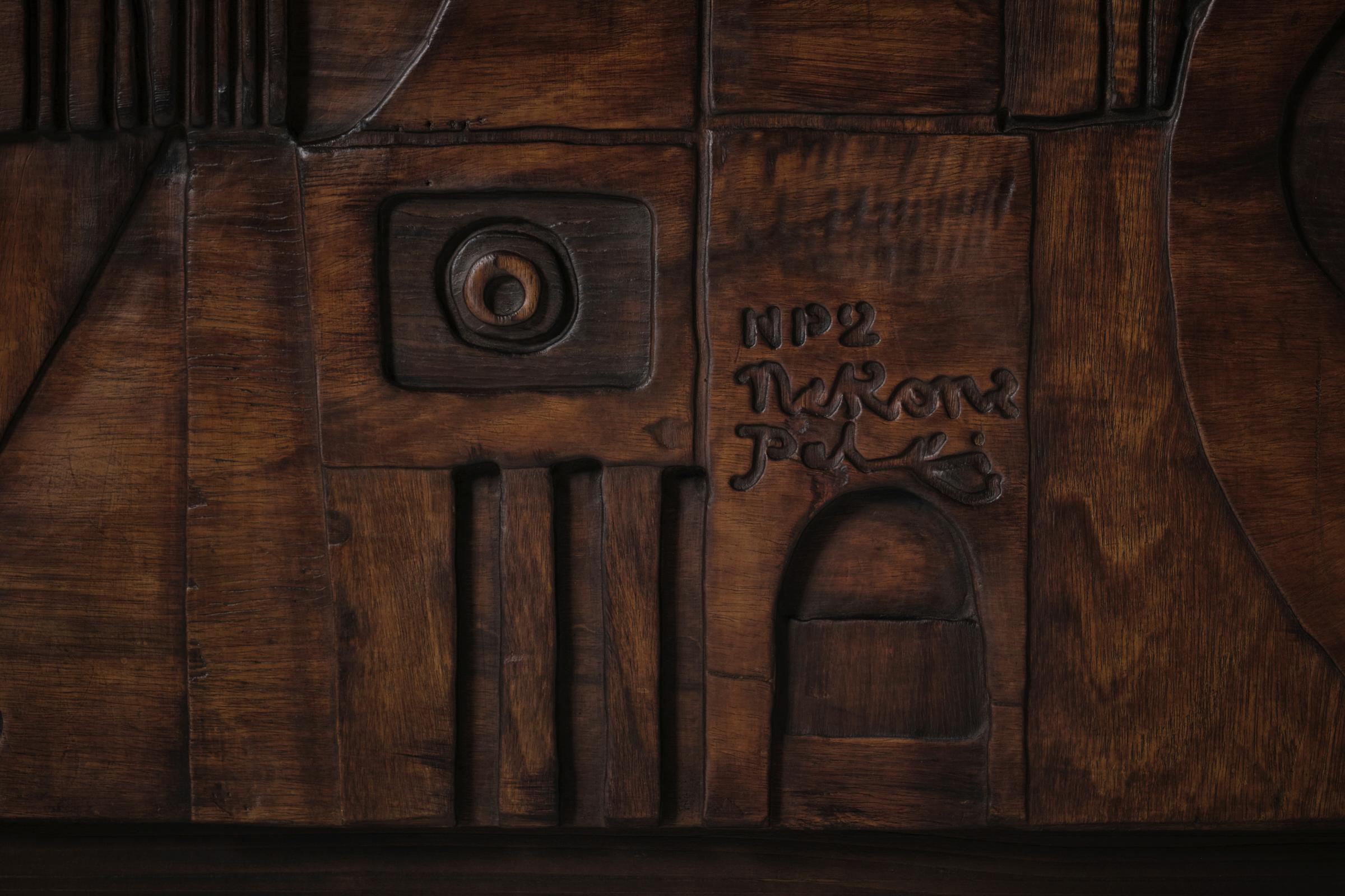 Skulpturale Bar von Nerone & Patuzzi - Gruppo NP2, Italien 1960er Jahre (Italienisch) im Angebot