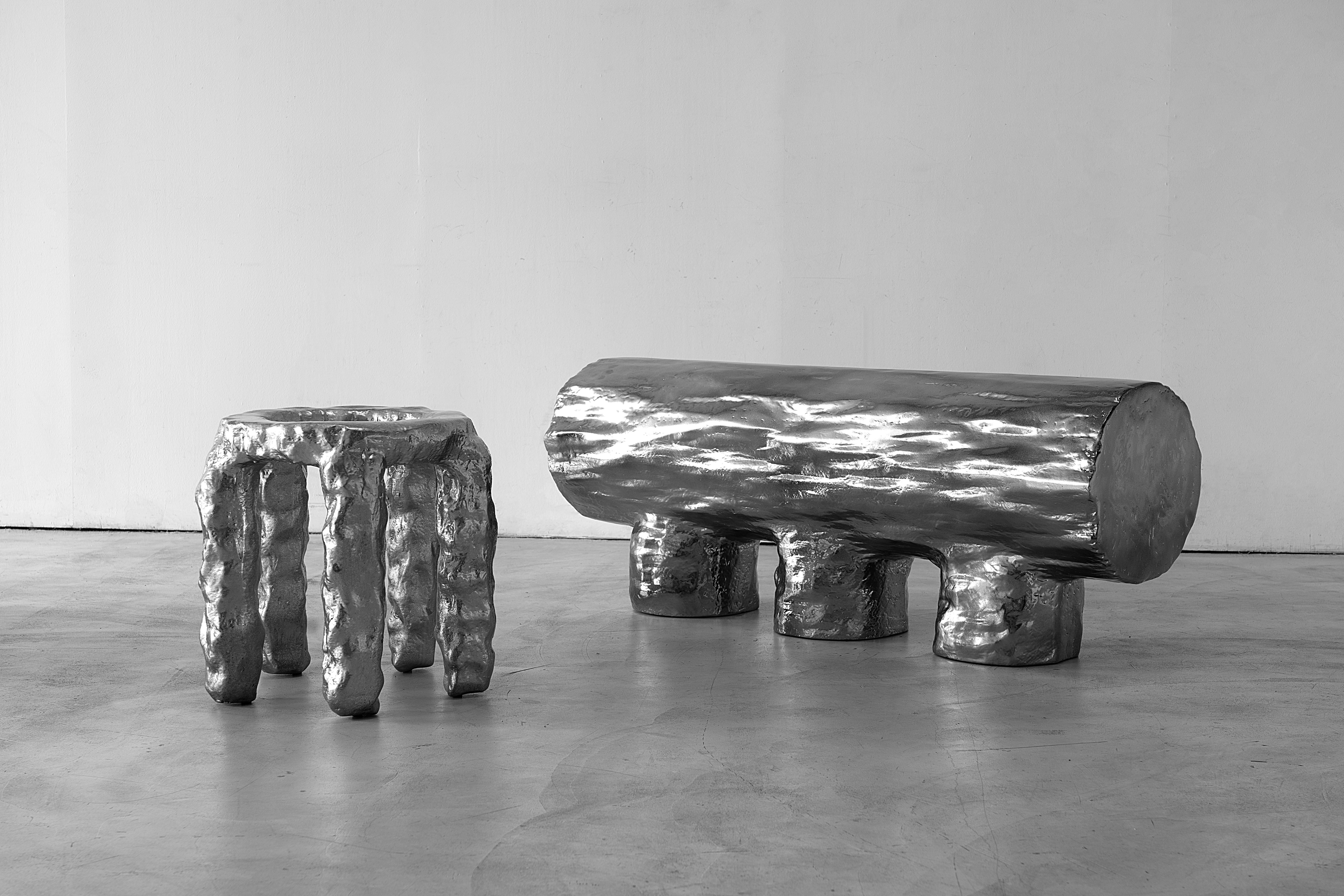 South Korean Sculptural Bench by Dongwook Choi For Sale