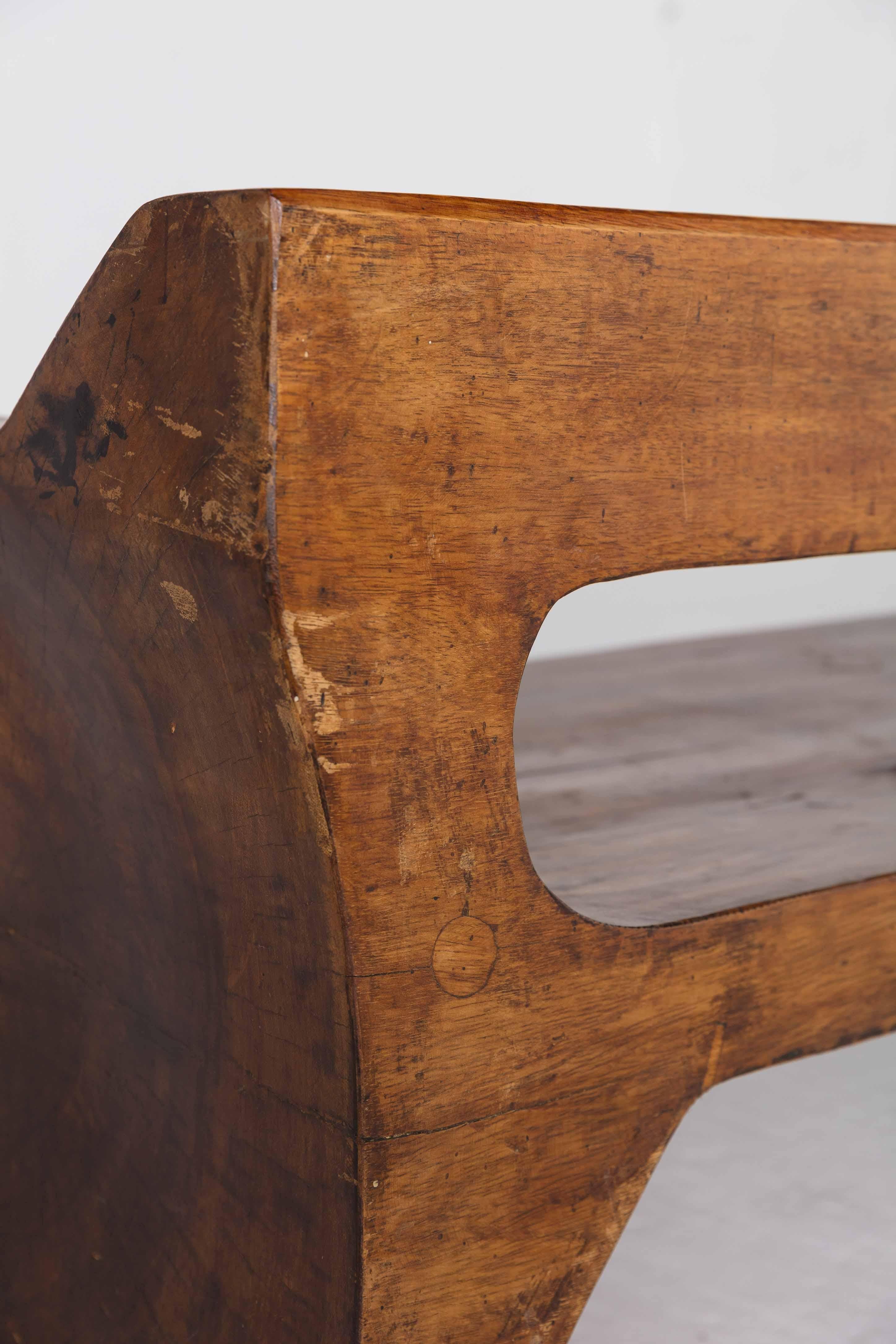 Banc sculptural de Jose Zanine Caldas en vente 4