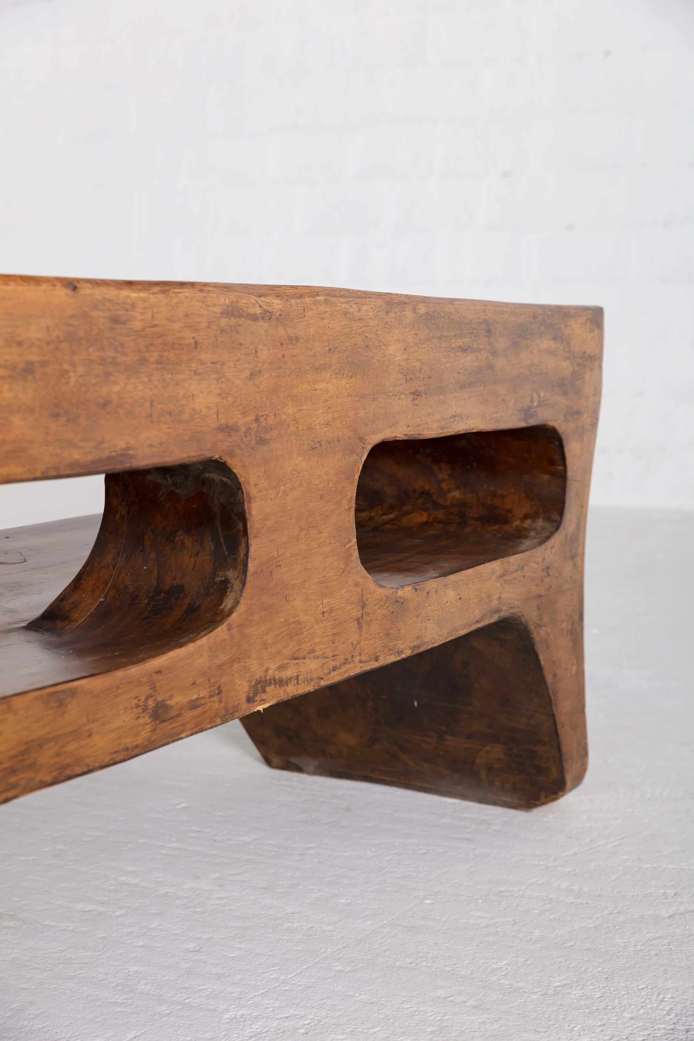 Banc sculptural de Jose Zanine Caldas en vente 5
