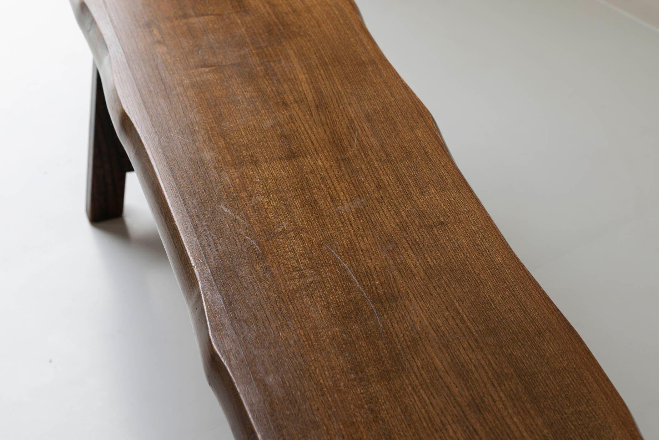 Banc sculptural par Olavi Hanninen pour Mikko Nupponen, Finlande, années 1950 en vente 5
