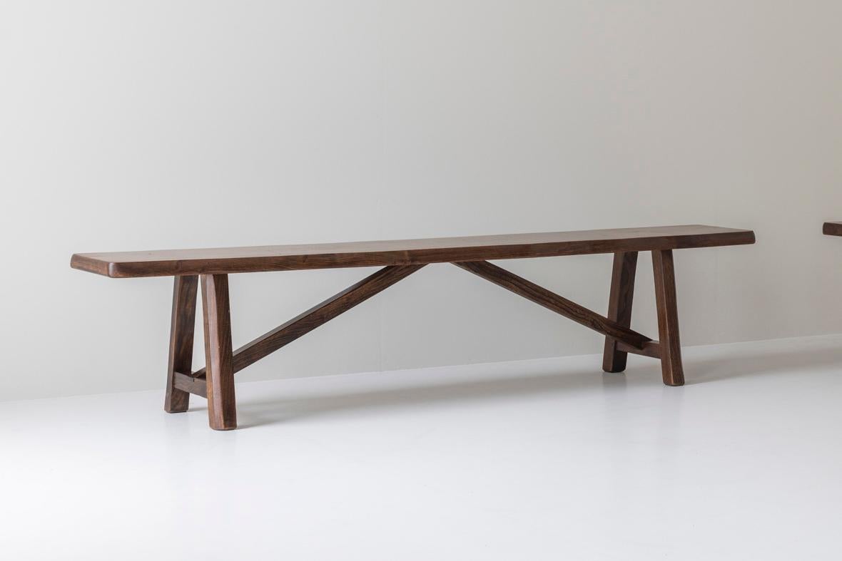 Banc sculptural par Olavi Hanninen pour Mikko Nupponen, Finlande, années 1950 en vente 7