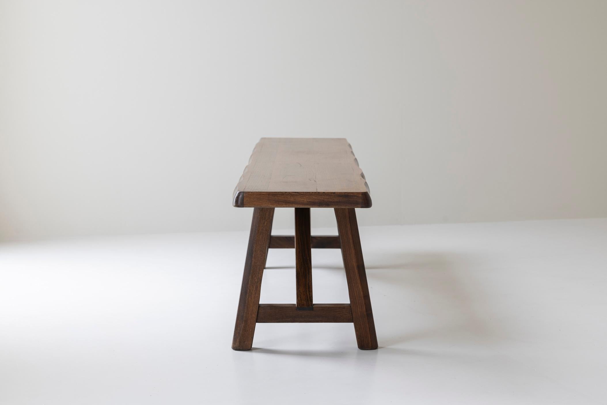 Banc sculptural par Olavi Hanninen pour Mikko Nupponen, Finlande, années 1950 en vente 1
