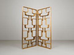 Divisori scultorei in legno di Bentwood di Ludvik Volak, anni '60