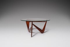 Sculptural Bertil Behrman coffee table, 1960s